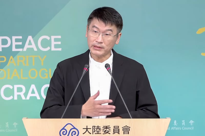 陸委會副主委梁文傑表示，被中國扣留的台塑高管可能涉及刑事犯罪。（陸委會提供）